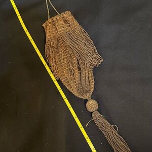 Vintage Beaded Tassel Bag